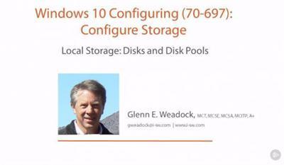 Windows 10 Configuring (70-697) Configure Storage