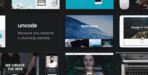 Nulled Uncode v1.3 - Creative Multiuse WordPress Theme product graphic