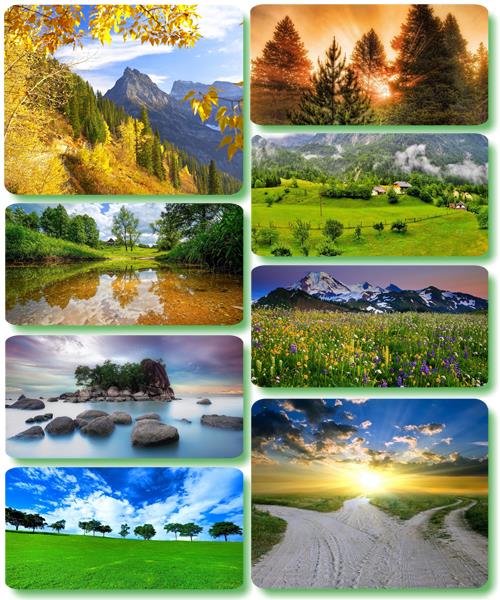 Живописные пейзажи - Обои с фото природы (альбом 190)
