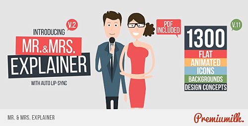 Mr&Mrs Explainer - Project for After Effects (Videohive)