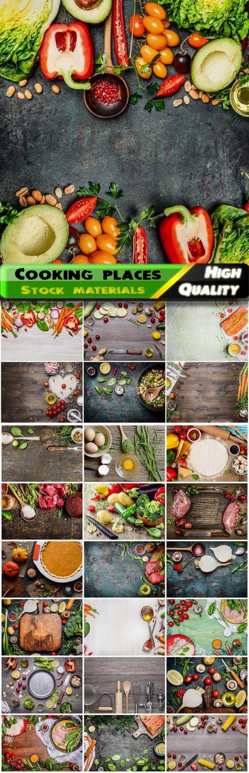 Cooking places on kitchen - 25 HQ Jpg