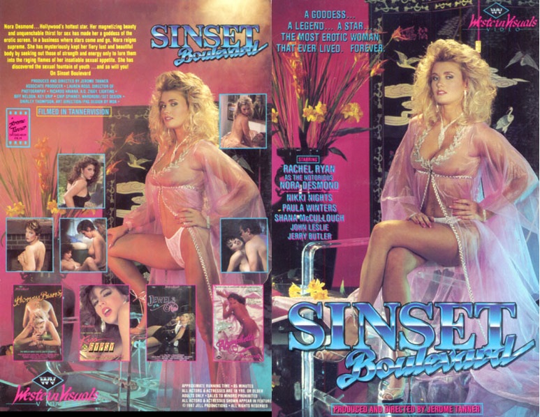 Sinset Boulevard /  Sinset (Jerome Tanner, Western Visuals) [1987 ., Feature, Straight, Anal, DP, Classic, VHSRip]