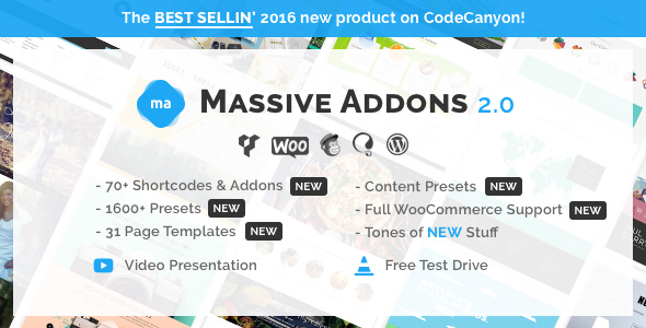 Nulled CodeCanyon - Massive Addons for Visual Composer v2.0 - WordPress Plugin