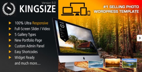 Nulled King Size v5.1.6 - Fullscreen Background WordPress Theme file