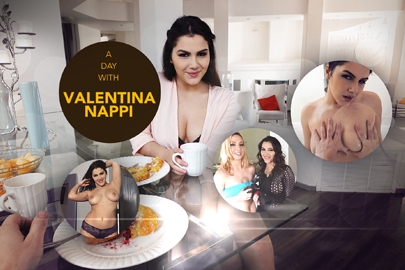 A day with Valentina Nappi (lifeselector.com/SuslikX) [uncen] [2016, POV, hardcore, blowjob, facial, vaginal sex, blonde, swallowing, big tits, threesome, brunette, foot fetish, titfuck, titjob, pornstar, busty] [eng]