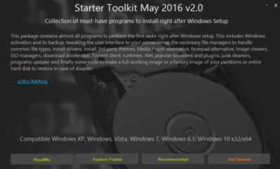 Starter Toolkit May v2016 2.0 180401