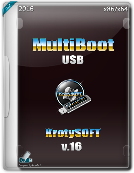 MultiBoot USB by KrotySOFT v.16 (x86-x64) (2016) Rus