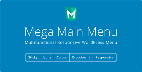 NULLED Mega Main Menu v2.1.2 - WordPress Menu Plugin product snapshot
