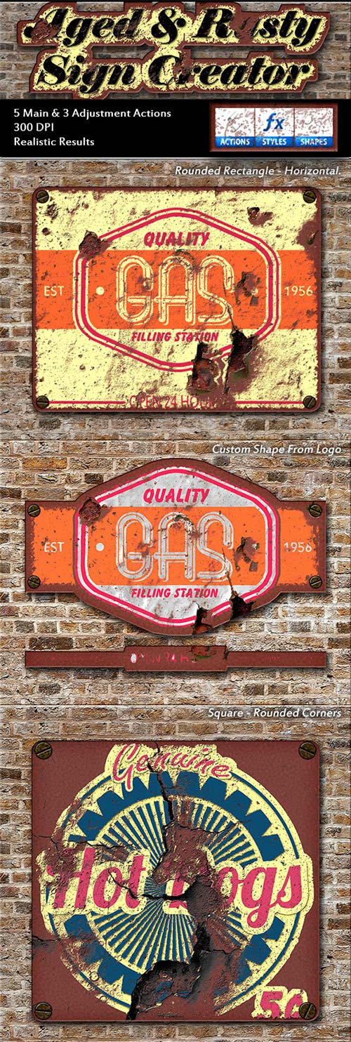 GraphicRiver Aged & Rusty Sign Creator