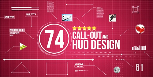74 Call-Out and Hud Design Pack - Project for After Effects (Videohive)