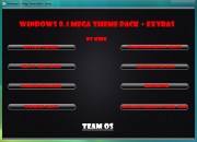 Mega Theme Pack Plus Extras For Windows 8.1 by Kirk TeamOS (2016)