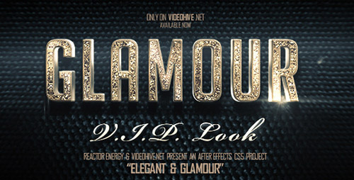 Elegant And Glamour Titles - Project for After Effects (Videohive)