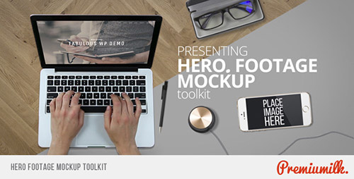 Hero Footage Mockup Toolkit - Project for After Effects (Videohive)