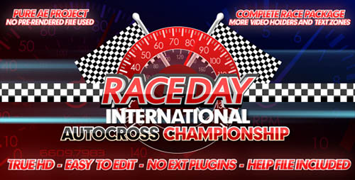 Race Day - A Complete Racing Package - Project for After Effects (Videohive)