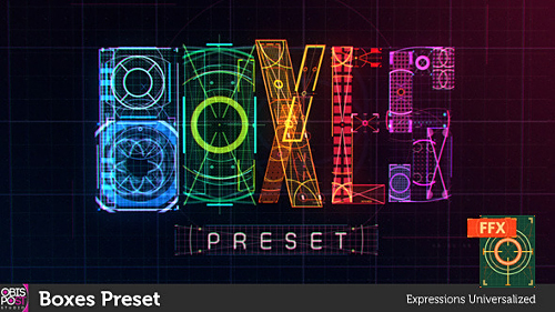 Boxes Preset - After Effects Project & Preset (Videohive)