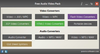 Pazera Free Audio Video Pack 2.10 Portable 
