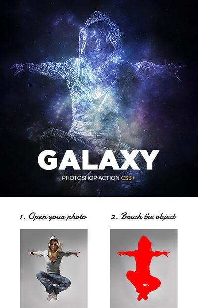 GraphicRiver - Galaxy Photoshop Action