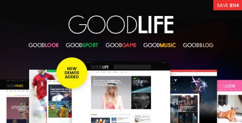 [NULLED] GoodLife v1.2.0 - Responsive Magazine Theme visual