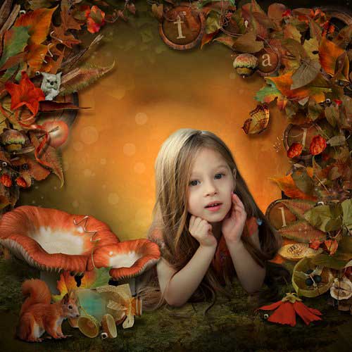 Осенний скрап-набор - Зачарованная осень 