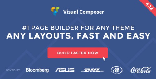 Nulled Visual Composer v4.12 - Page Builder for WordPress product cover